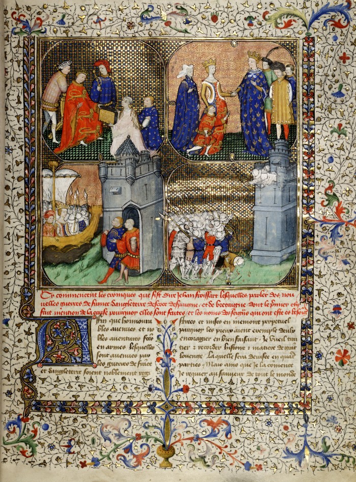 Besancon MS 864 frontispiece - Folio 1r